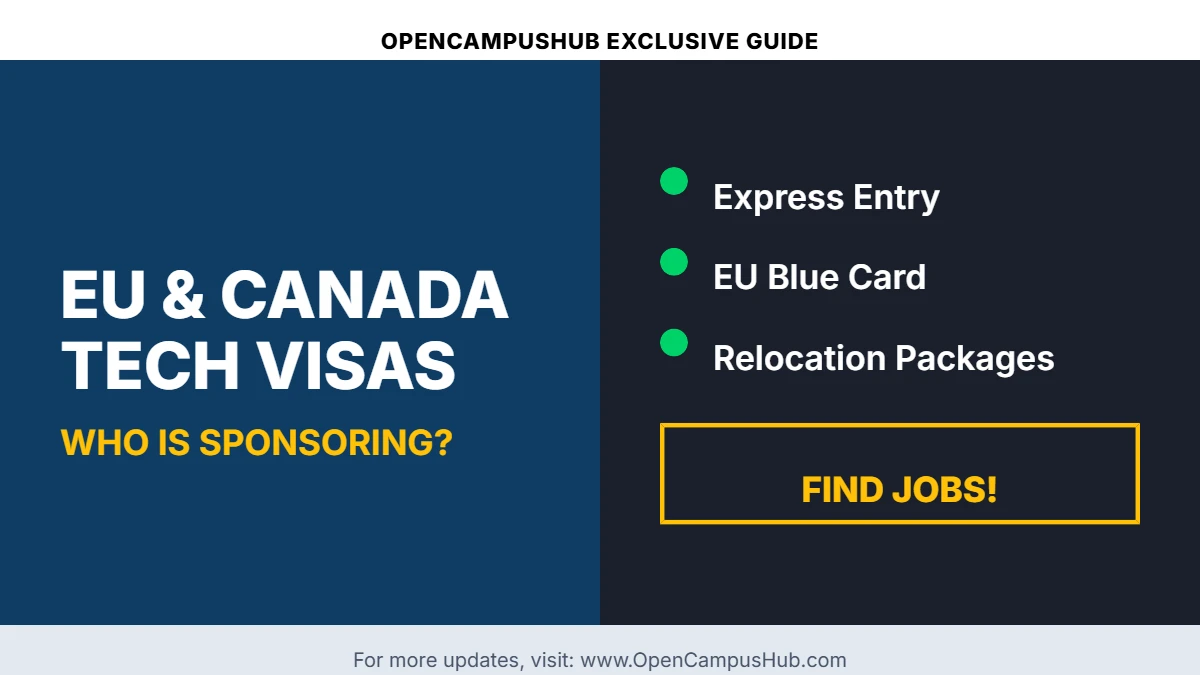 Which Tech Companies Are Sponsoring EU and Canada Visas in 2026?