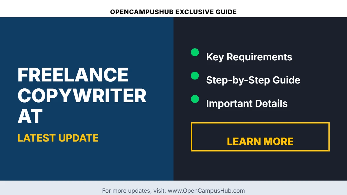 Freelance Copywriter at Coalition Technologies 