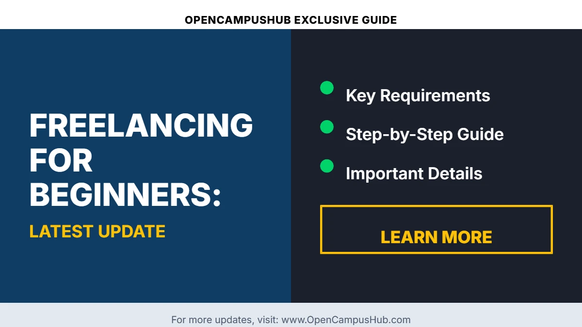 Freelancing for Beginners: How to Make Money Online Without Experience