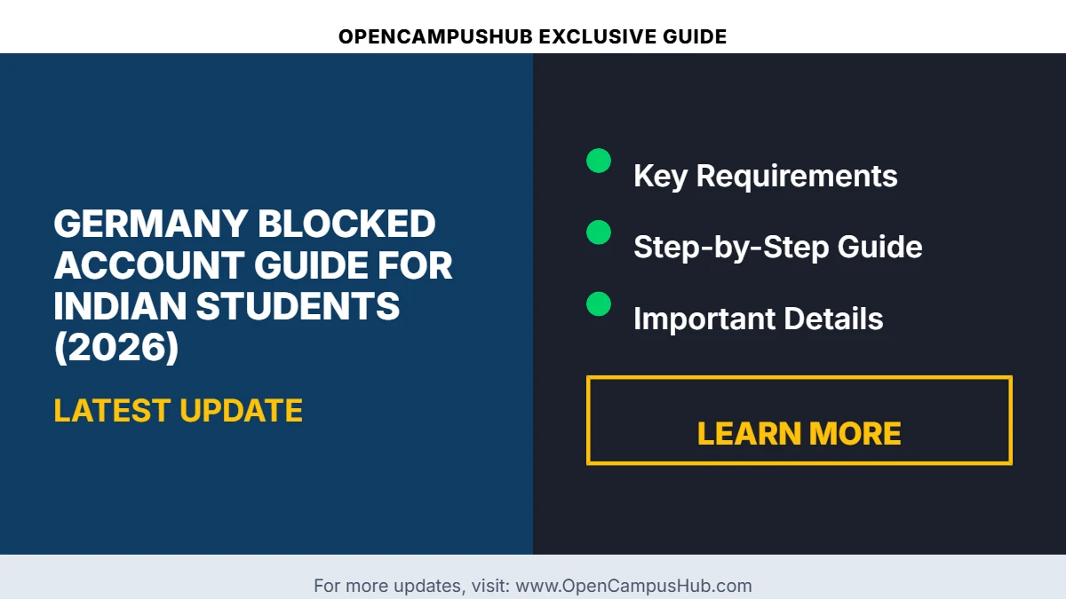 Germany Blocked Account Guide for Indian Students (2026)