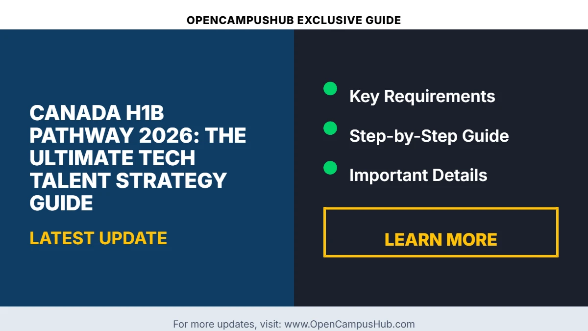 Canada H1B Pathway 2026: The Ultimate Tech Talent Strategy Guide