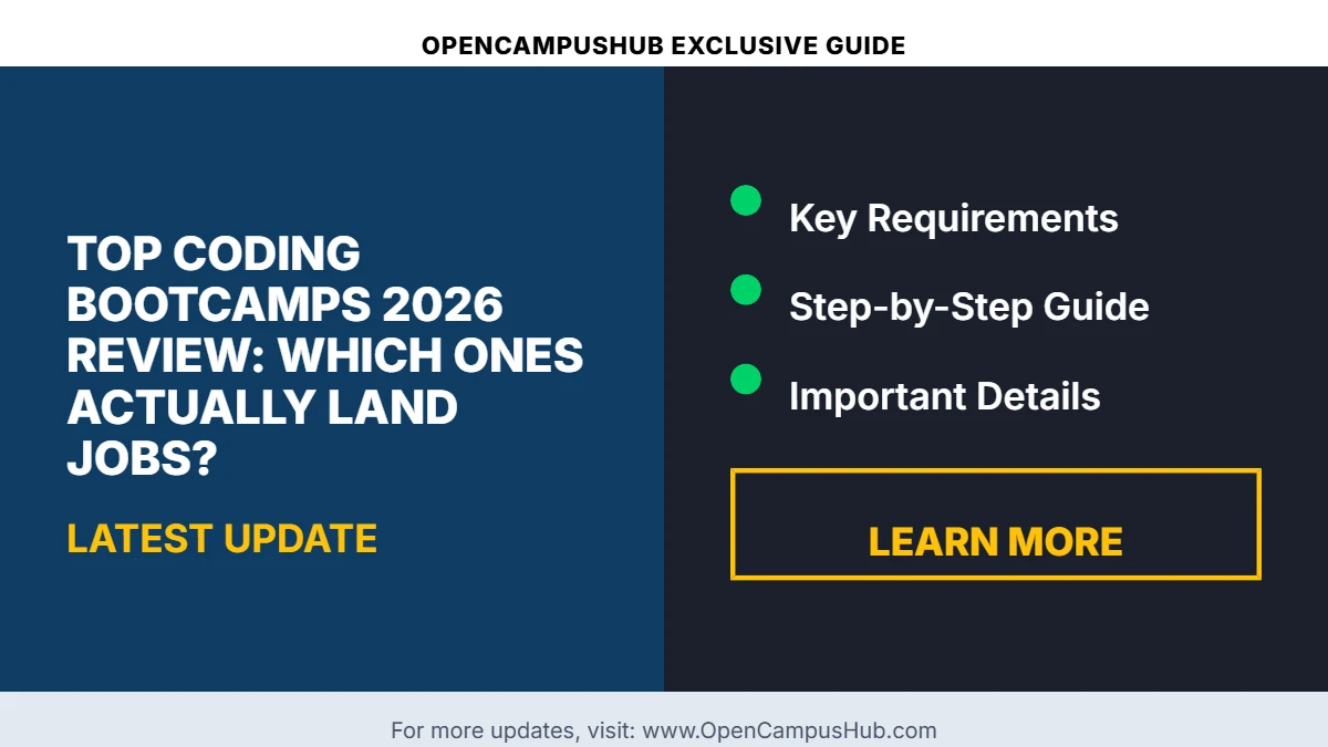 Top Coding Bootcamps 2026/2027 Review: Which Ones Actually Land Jobs?