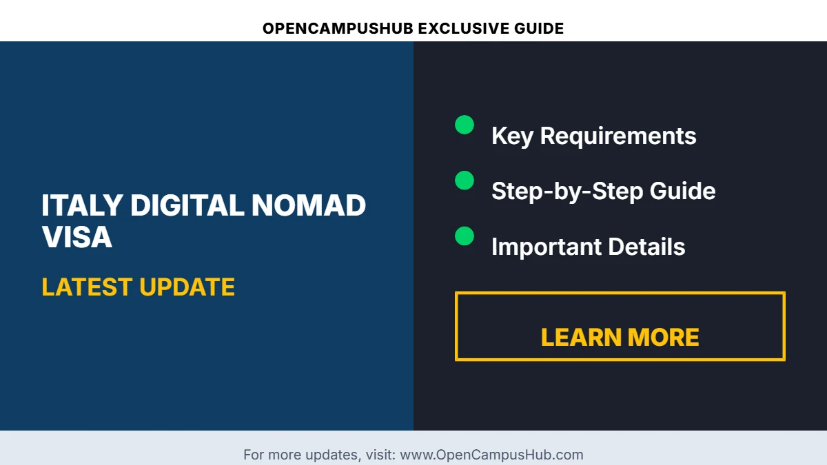 Italy Digital Nomad Visa