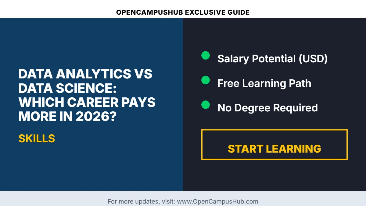 Data Analytics vs Data Science: Which Career Pays More in 2026?