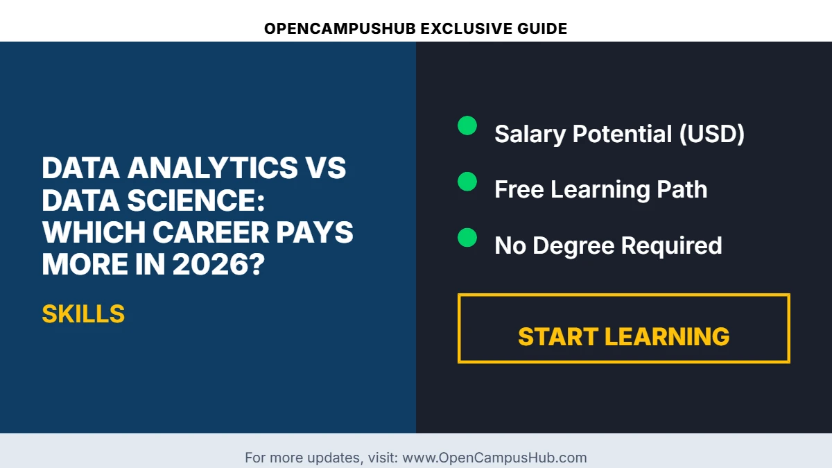 Data Analytics vs Data Science: Which Career Pays More in 2026?