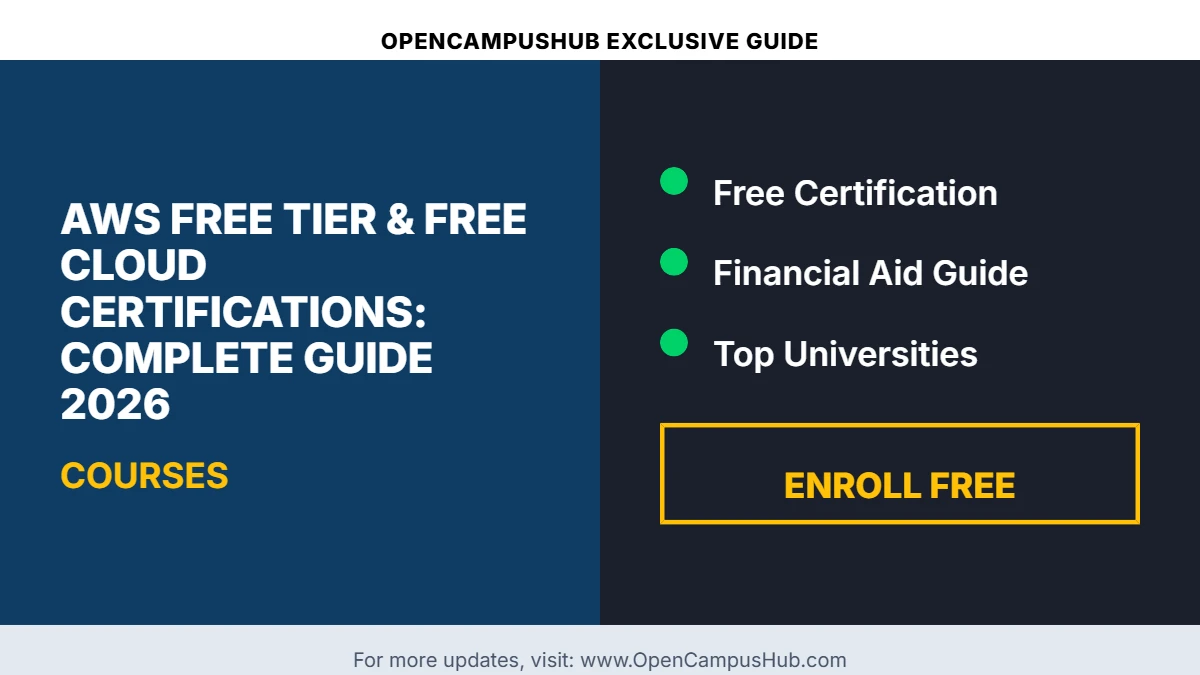AWS Free Tier & Free Cloud Certifications: Complete Guide 2026
