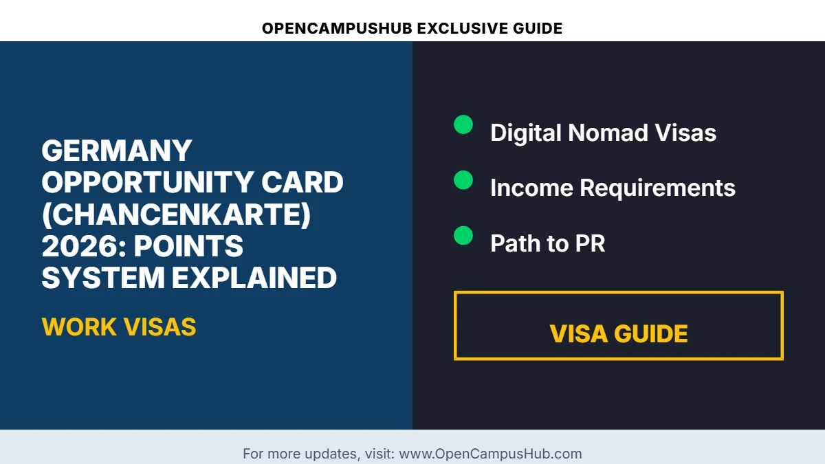 Germany Opportunity Card (Chancenkarte) 2026: Points System Explained