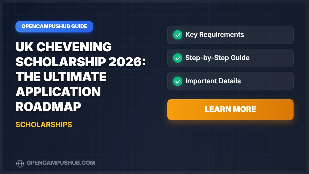 UK Chevening Scholarship 2026: The Ultimate Application Roadmap