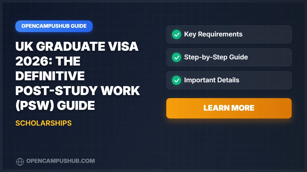 UK Graduate Visa 2026: The Definitive Post-Study Work (PSW) Guide