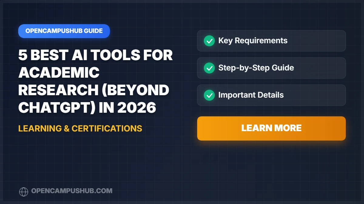 5 Best AI Tools for Academic Research (Beyond ChatGPT) in 2026