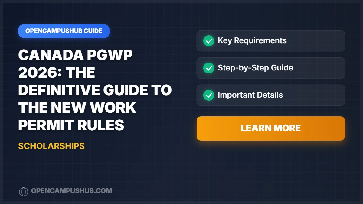 Canada PGWP 2026: The Definitive Guide to the New Work Permit Rules
