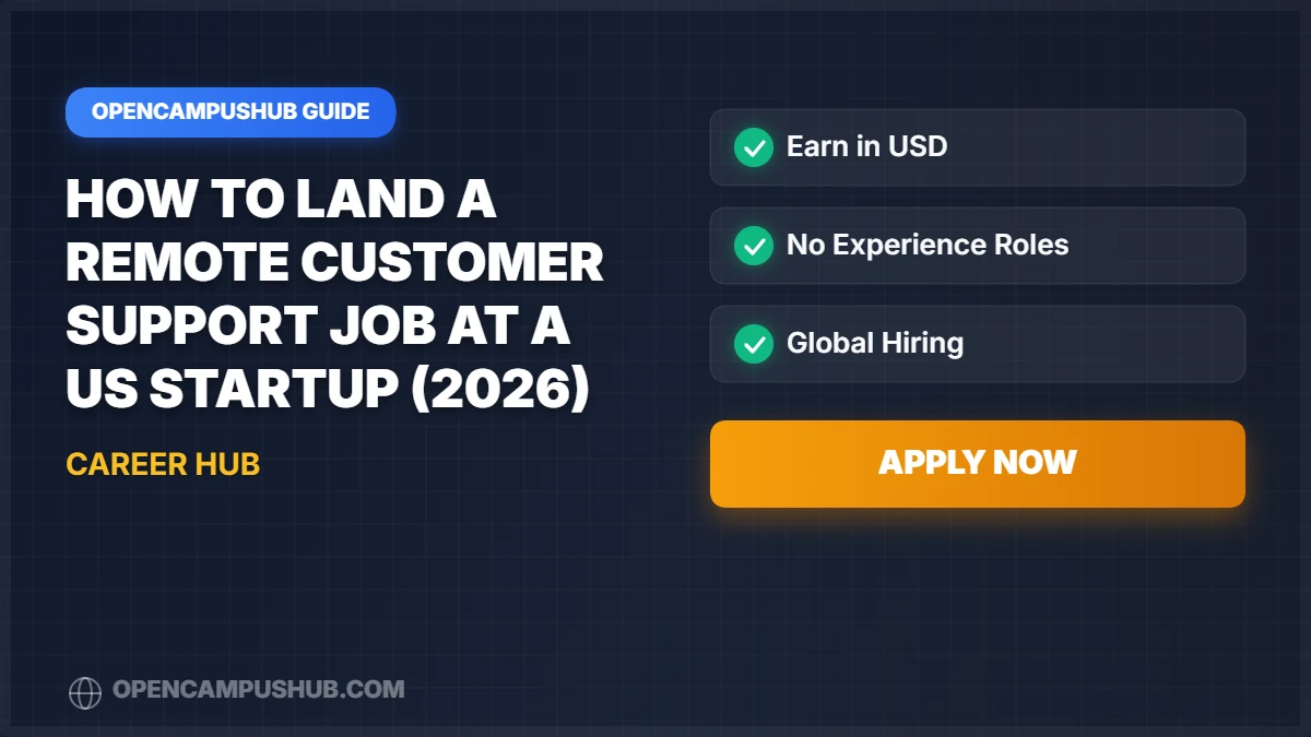 How to Land a Remote Customer Support Job at a US Startup (2026)