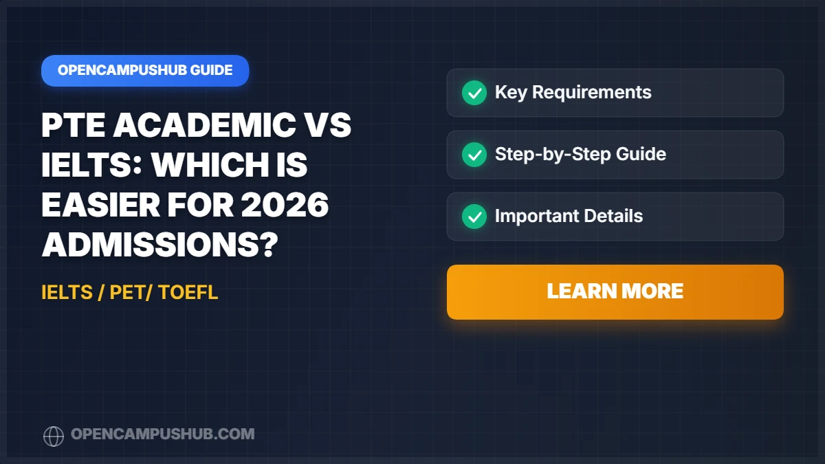 PTE Academic vs IELTS: Which is Easier for 2026 Admissions?