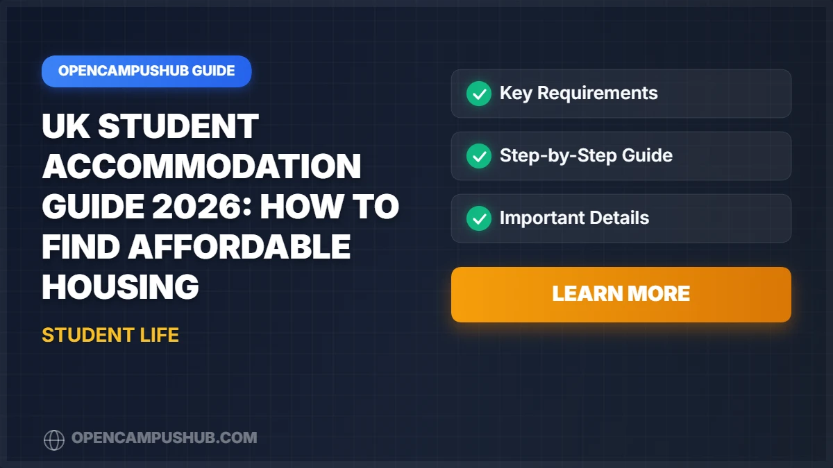 UK Student Accommodation Guide 2026: How to Find Affordable Housing