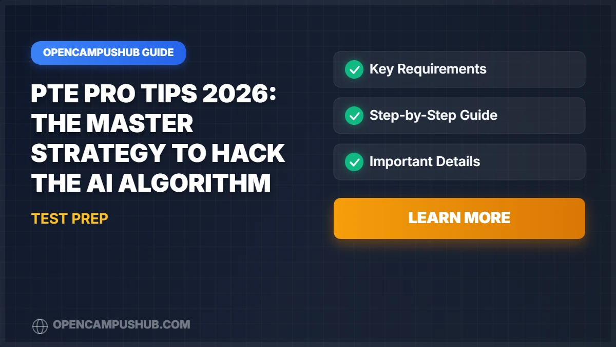 PTE Pro Tips 2026: The Master Strategy to Hack the AI Algorithm