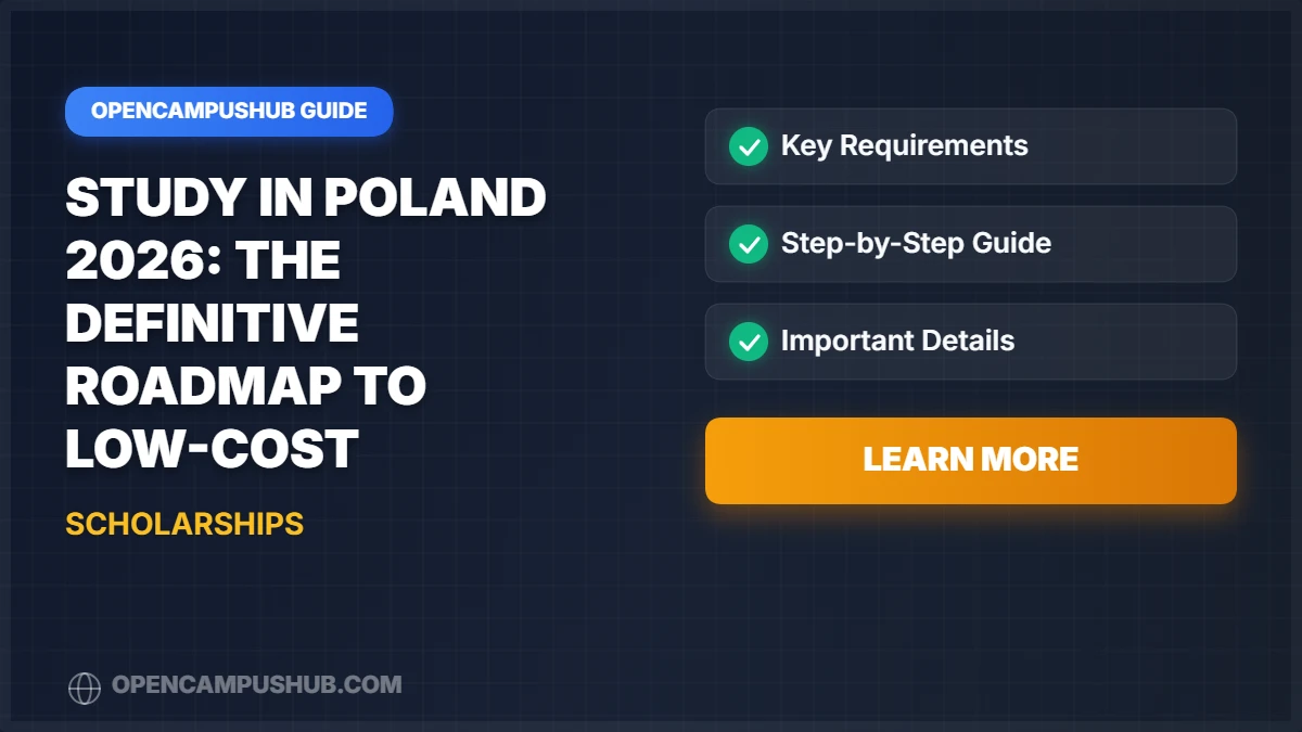 Study in Poland 2026: The Definitive Roadmap to Low-Cost Education & EU Residency