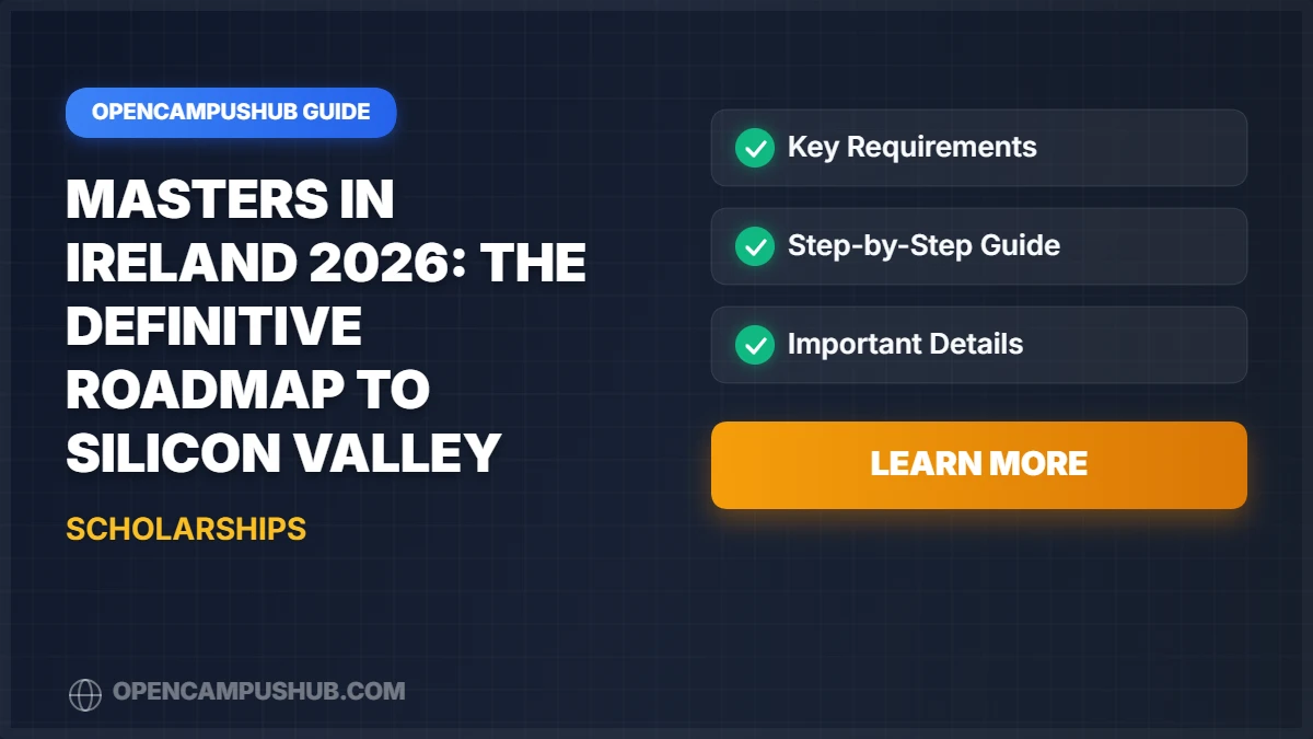 Masters in Ireland 2026: The Definitive Roadmap to Silicon Valley Europe