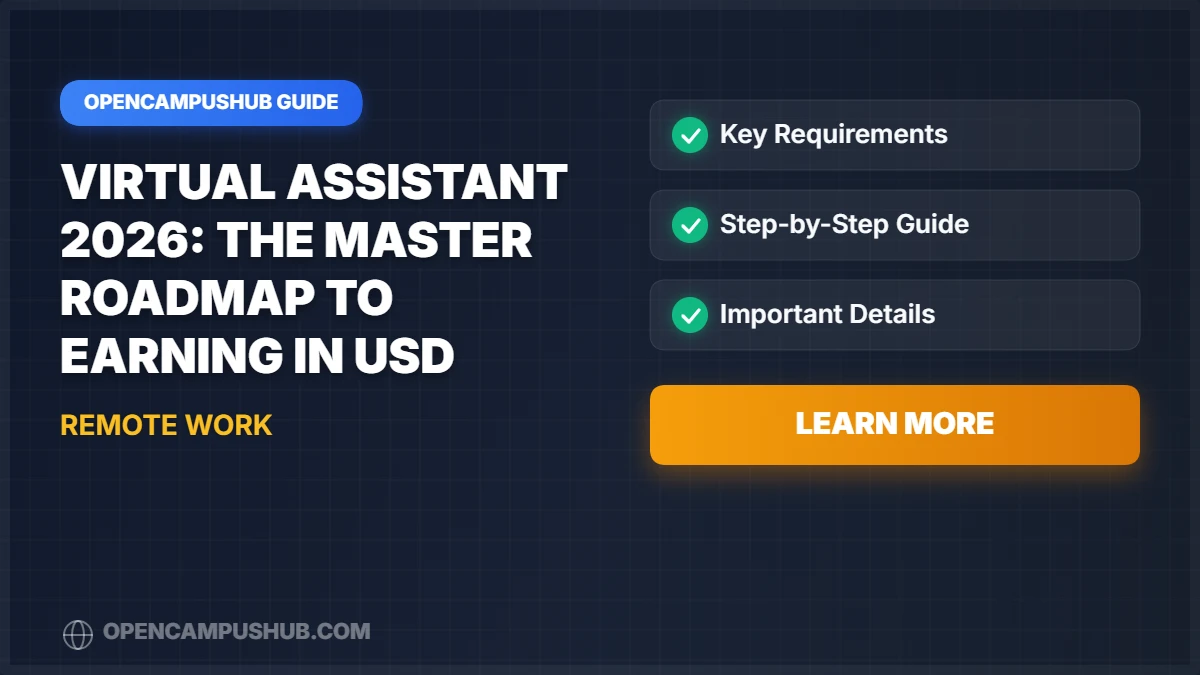 Virtual Assistant 2026: The Master Roadmap to Earning in USD