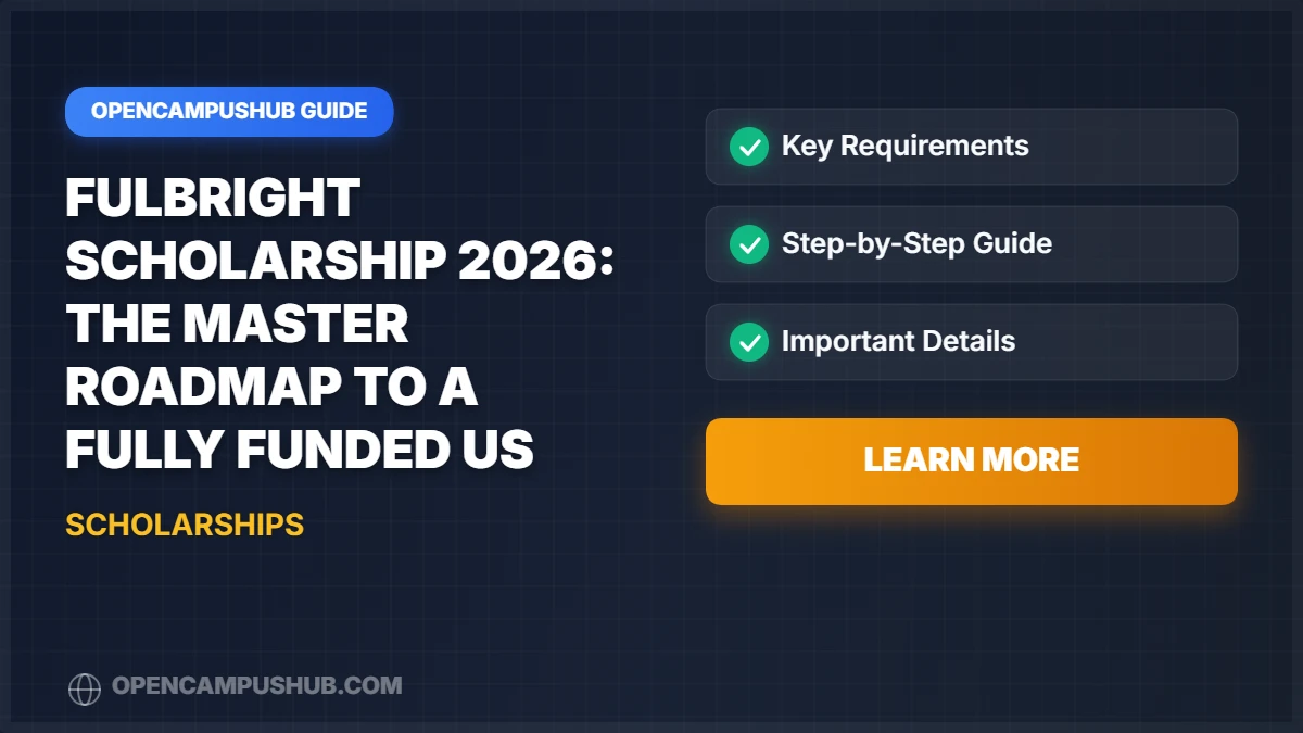 Fulbright Scholarship 2026: The Master Roadmap to a Fully Funded US Degree