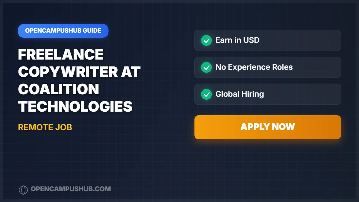 Freelance Copywriter at Coalition Technologies 