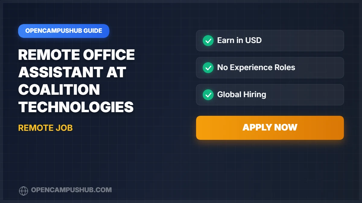 Remote Office Assistant at Coalition Technologies 