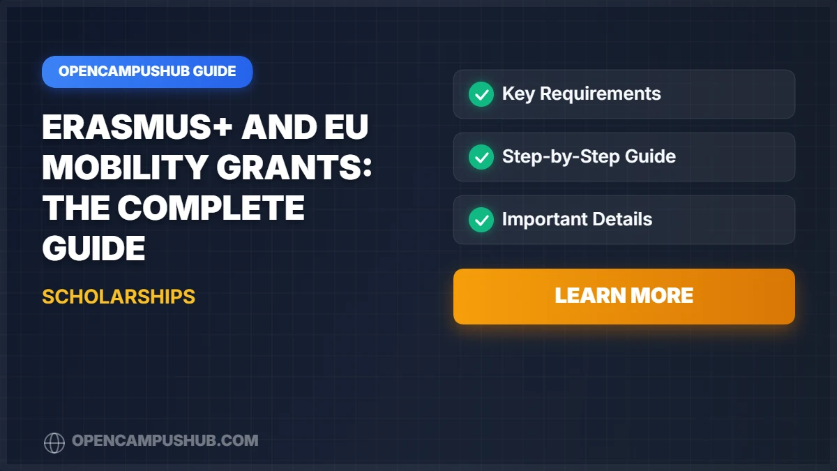 Erasmus+ and EU Mobility Grants: The Complete Guide