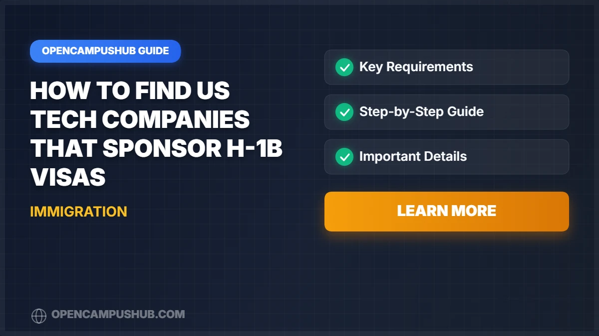 How to Find US Tech Companies That Sponsor H-1B Visas