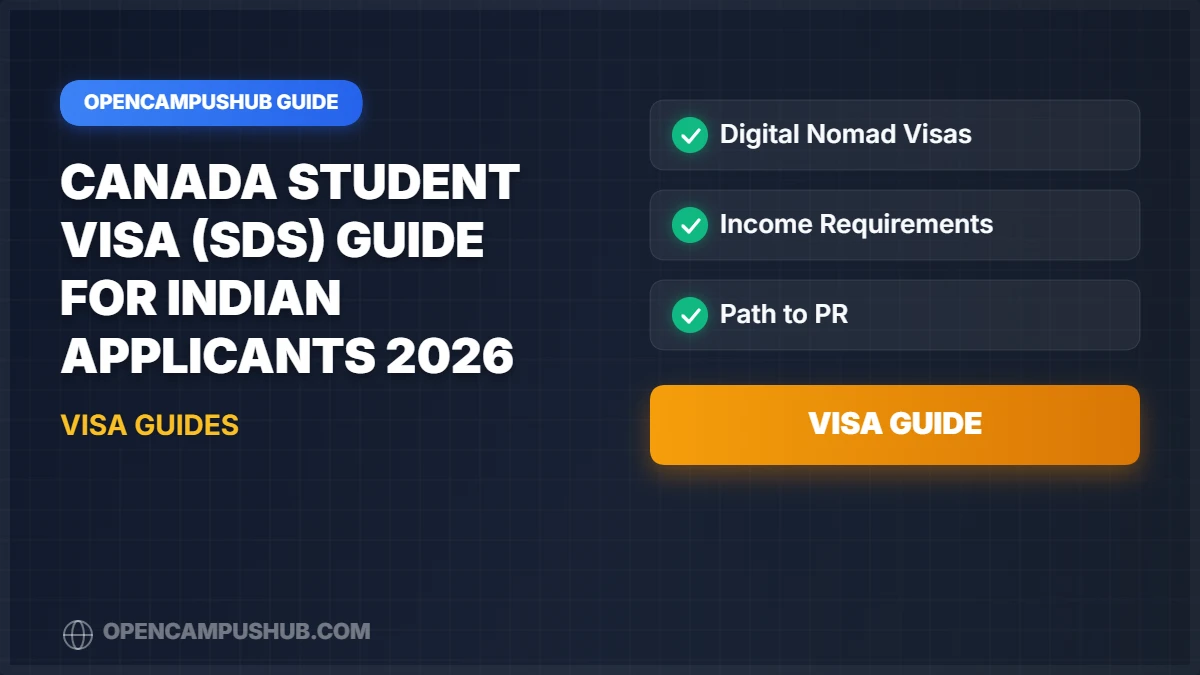 Canada Student Visa (SDS) Guide for Indian Applicants 2026