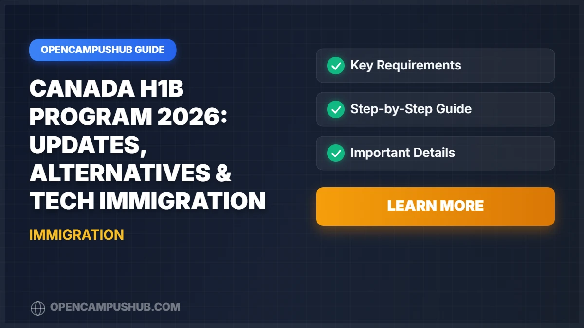 Canada H1B Program 2026: Updates, Alternatives & Tech Immigration