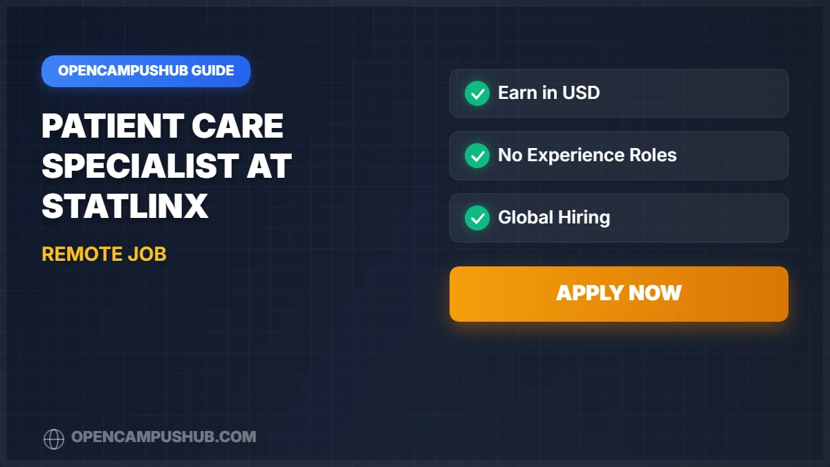 Patient Care Specialist at STATLINX
