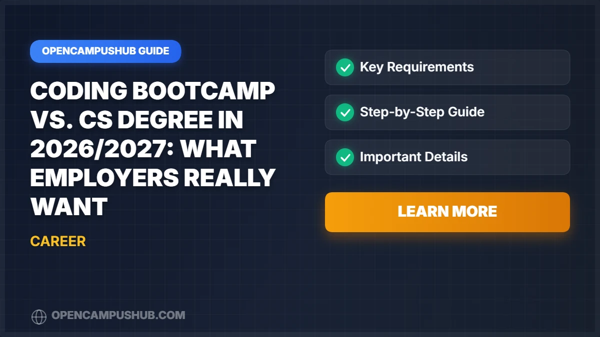 Coding Bootcamp vs. CS Degree in 2026/2027: What Employers Really Want