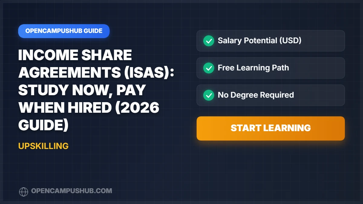 Income Share Agreements (ISAs): Study Now, Pay When Hired (2026 Guide)