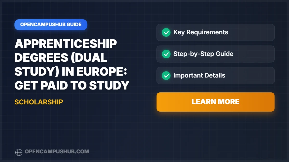 Apprenticeship Degrees (Dual Study) in Europe: Get Paid to Study