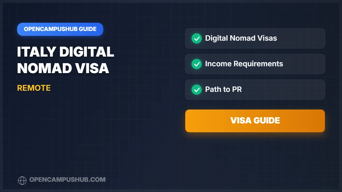Italy Digital Nomad Visa