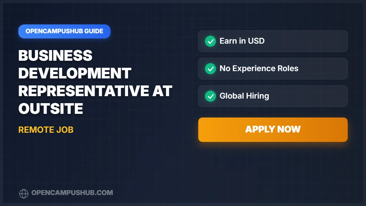 Business Development Representative at Outsite