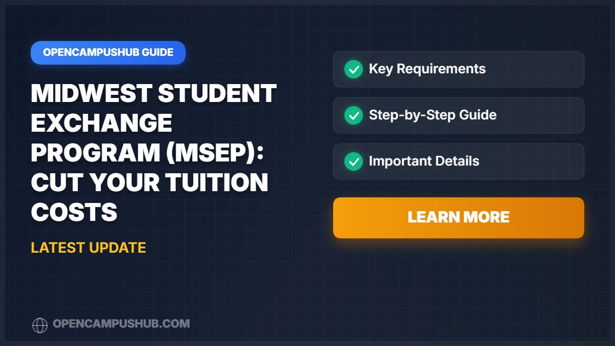 Midwest Student Exchange Program (MSEP): Cut Your Tuition Costs