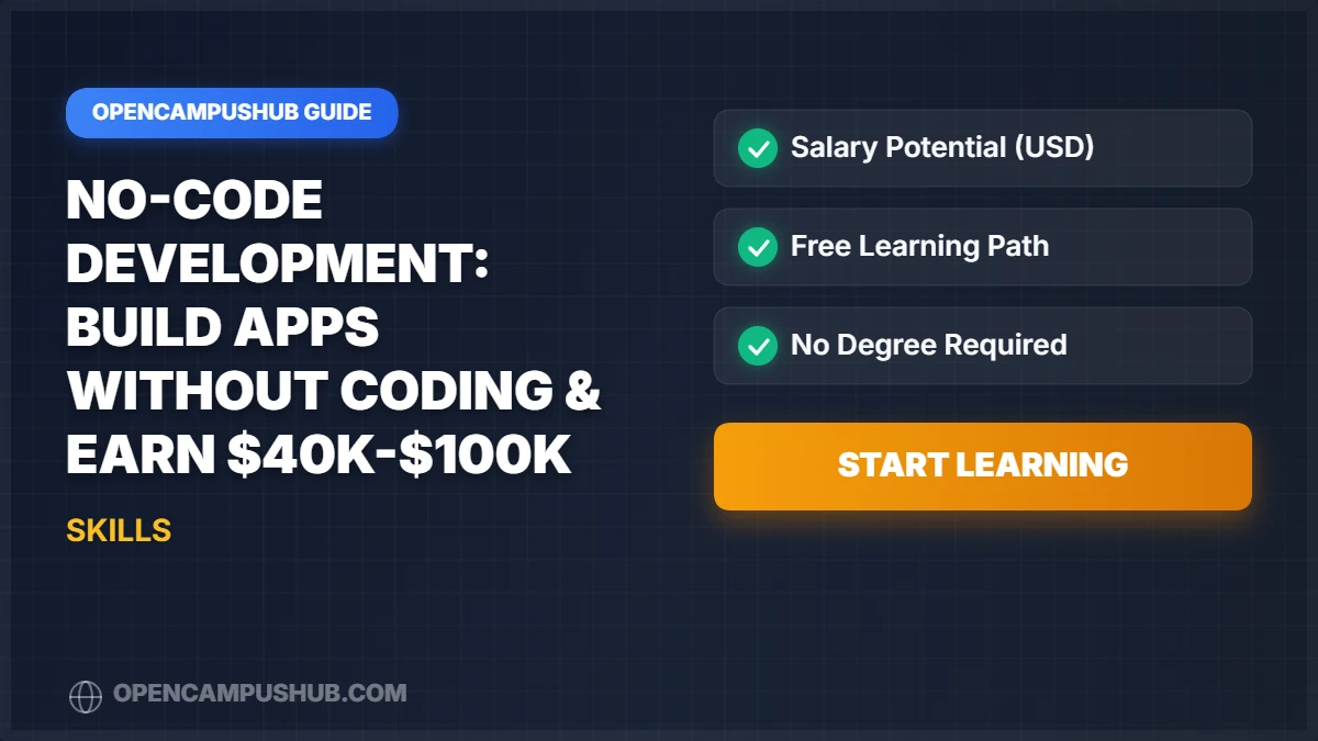 No-Code Development: Build Apps Without Coding & Earn $40K-$100K