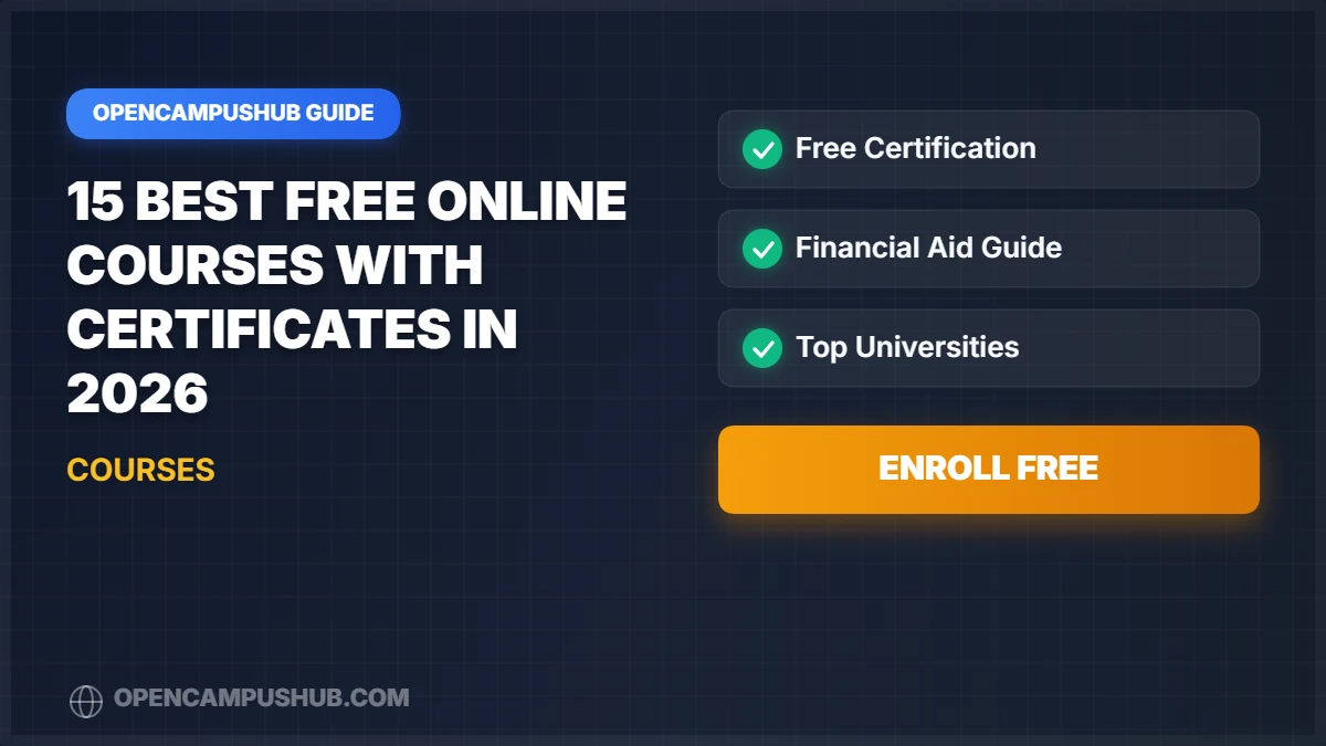 15 Best Free Online Courses with Certificates in 2026