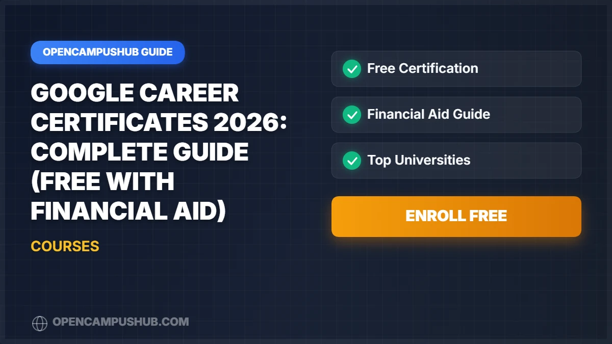 Google Career Certificates 2026: Complete Guide (Free with Financial Aid)