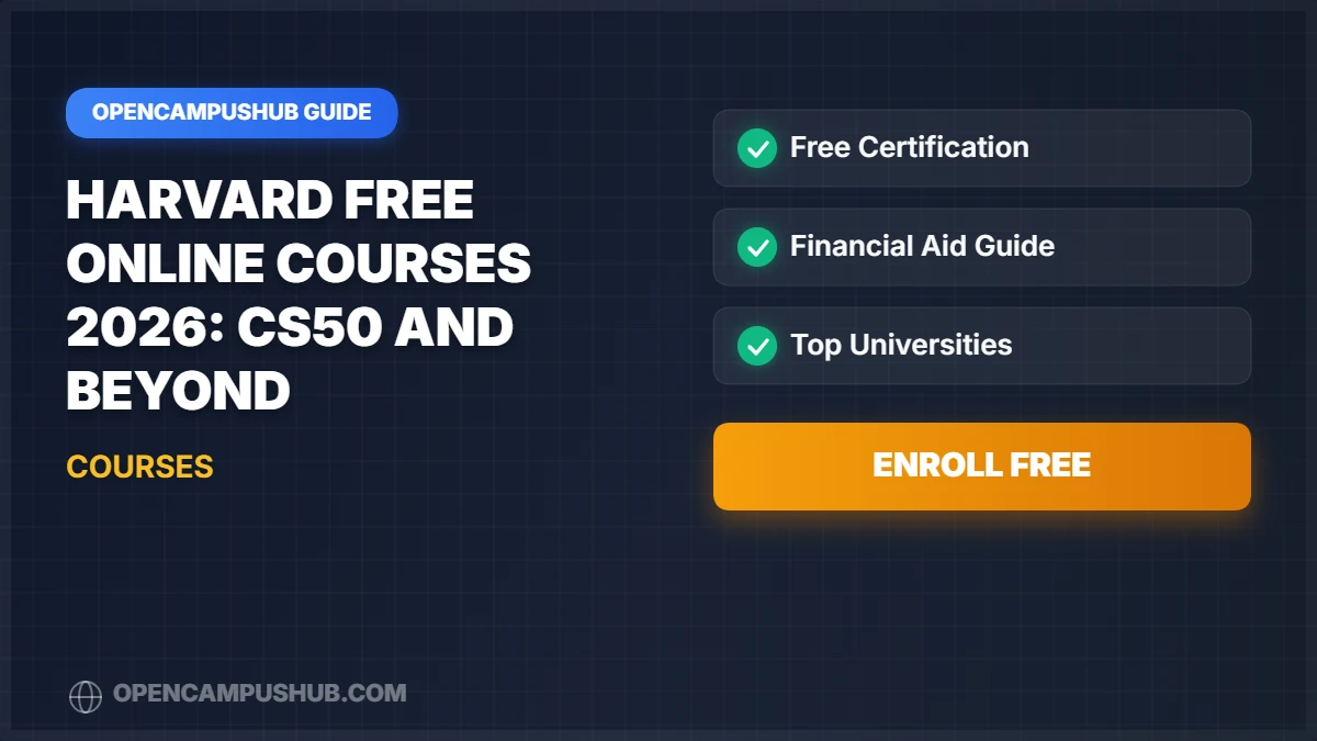 Harvard Free Online Courses 2026: CS50 and Beyond