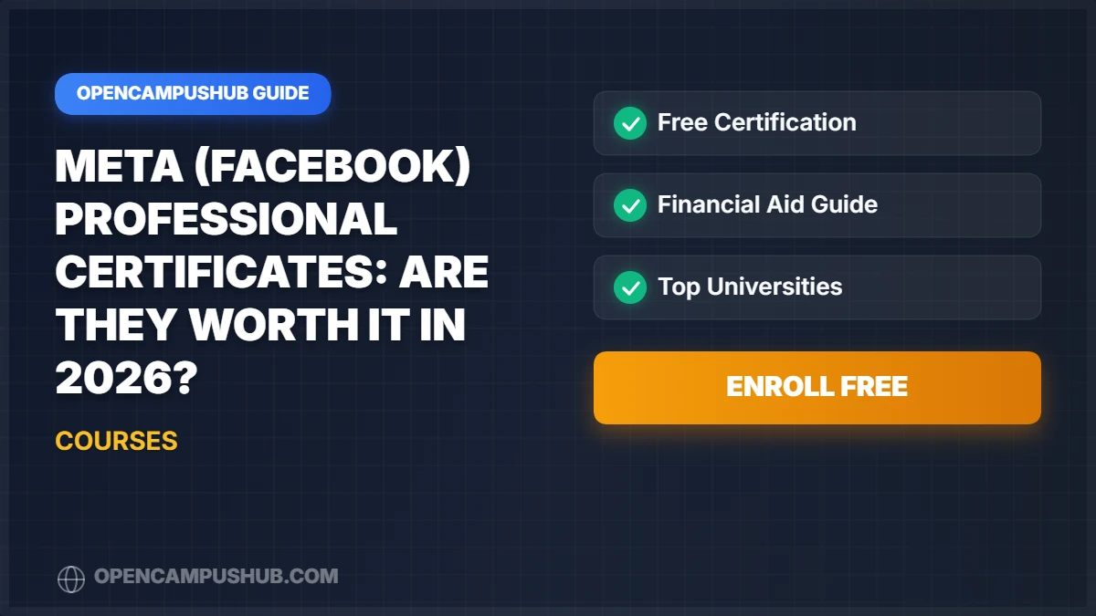 Meta (Facebook) Professional Certificates: Are They Worth It in 2026?