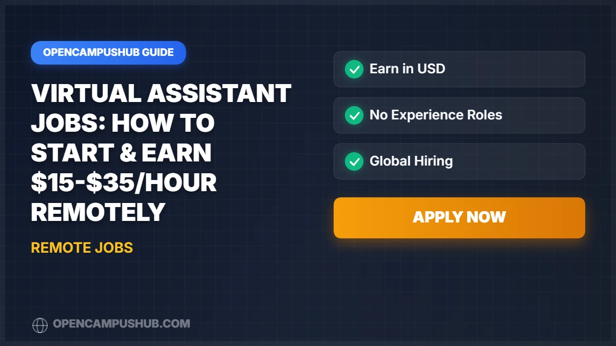 Virtual Assistant Jobs: How to Start & Earn $15-$35/Hour Remotely