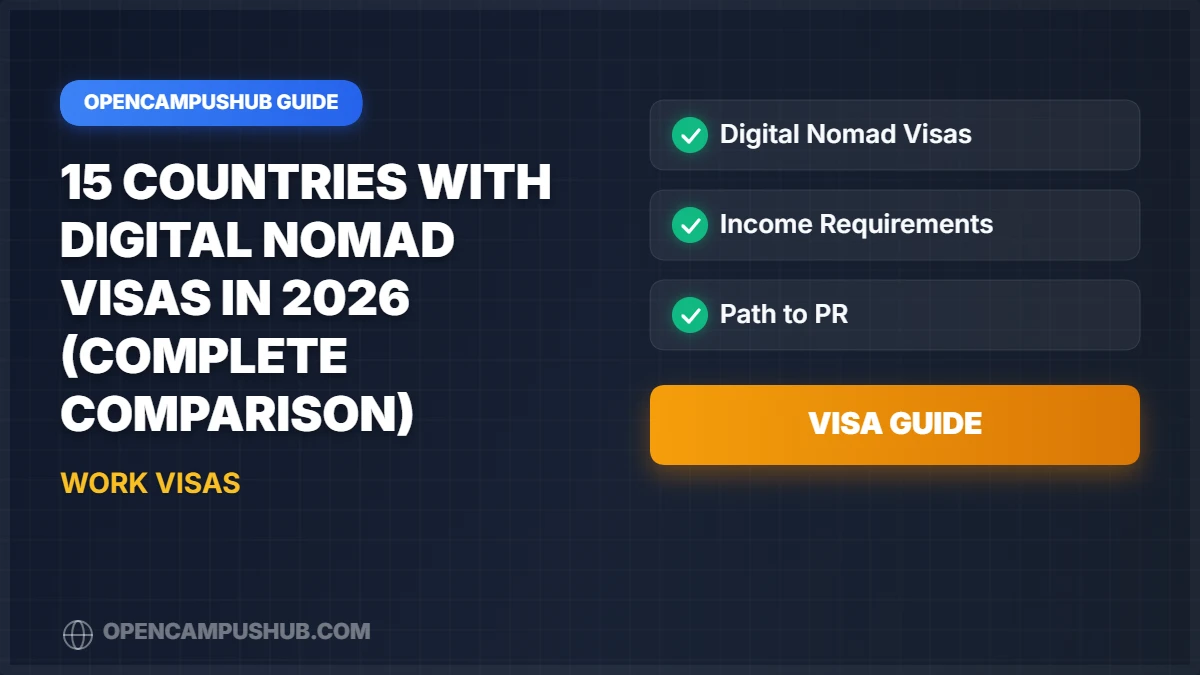 15 Countries with Digital Nomad Visas in 2026 (Complete Comparison)