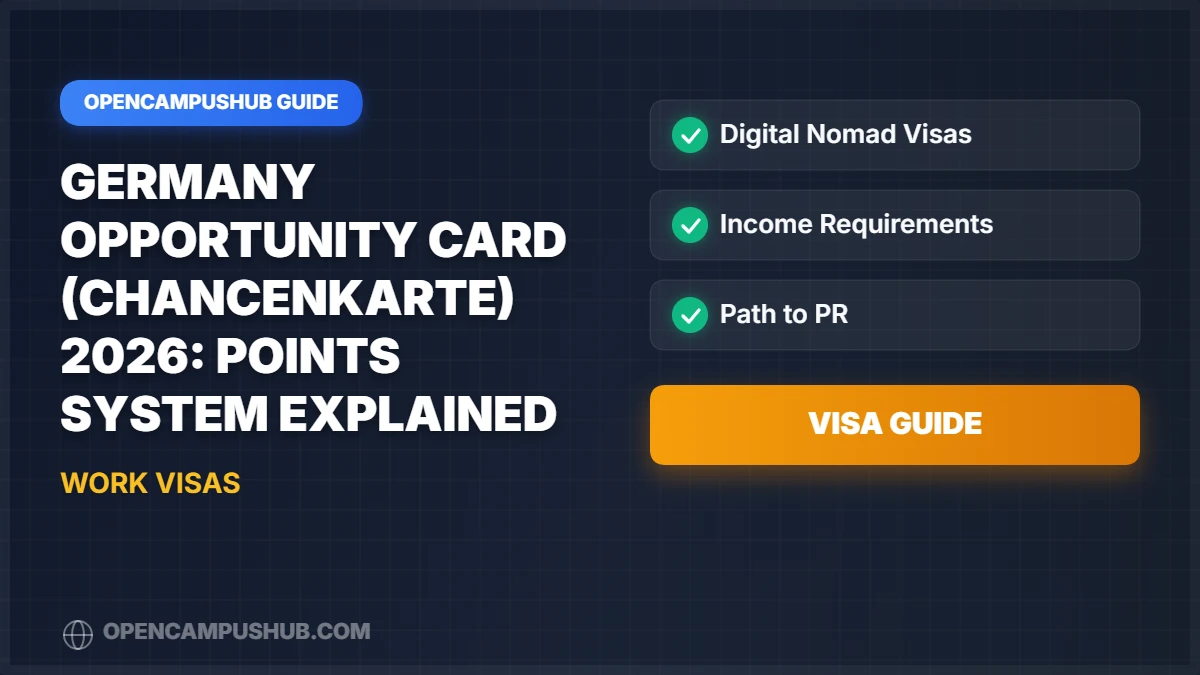 Germany Opportunity Card (Chancenkarte) 2026: Points System Explained