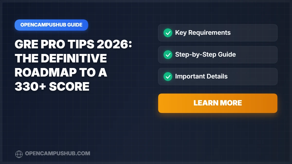 GRE Pro Tips 2026: The Definitive Roadmap to a 330+ Score