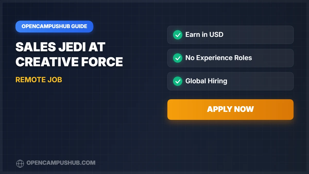 Sales Jedi at Creative Force 