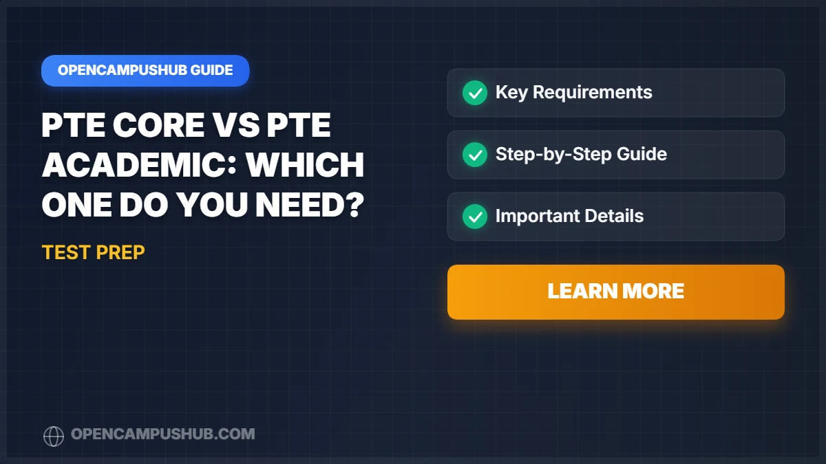 PTE Core vs PTE Academic: Which One Do You Need?