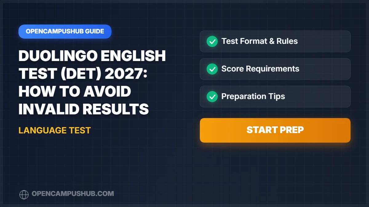 Duolingo English Test (DET) 2027: How to Avoid Invalid Results