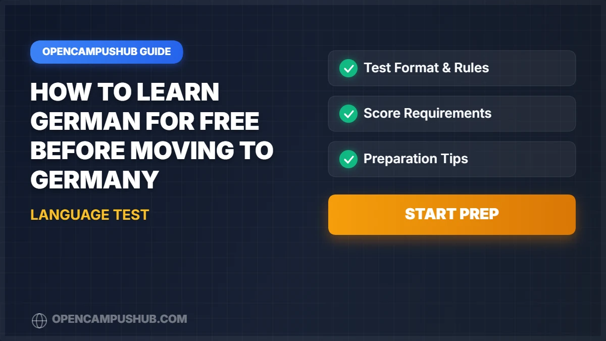 How to Learn German for Free Before Moving to Germany