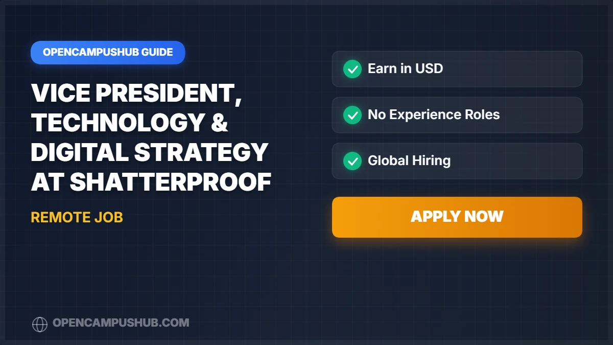 Vice President, Technology & Digital Strategy at Shatterproof